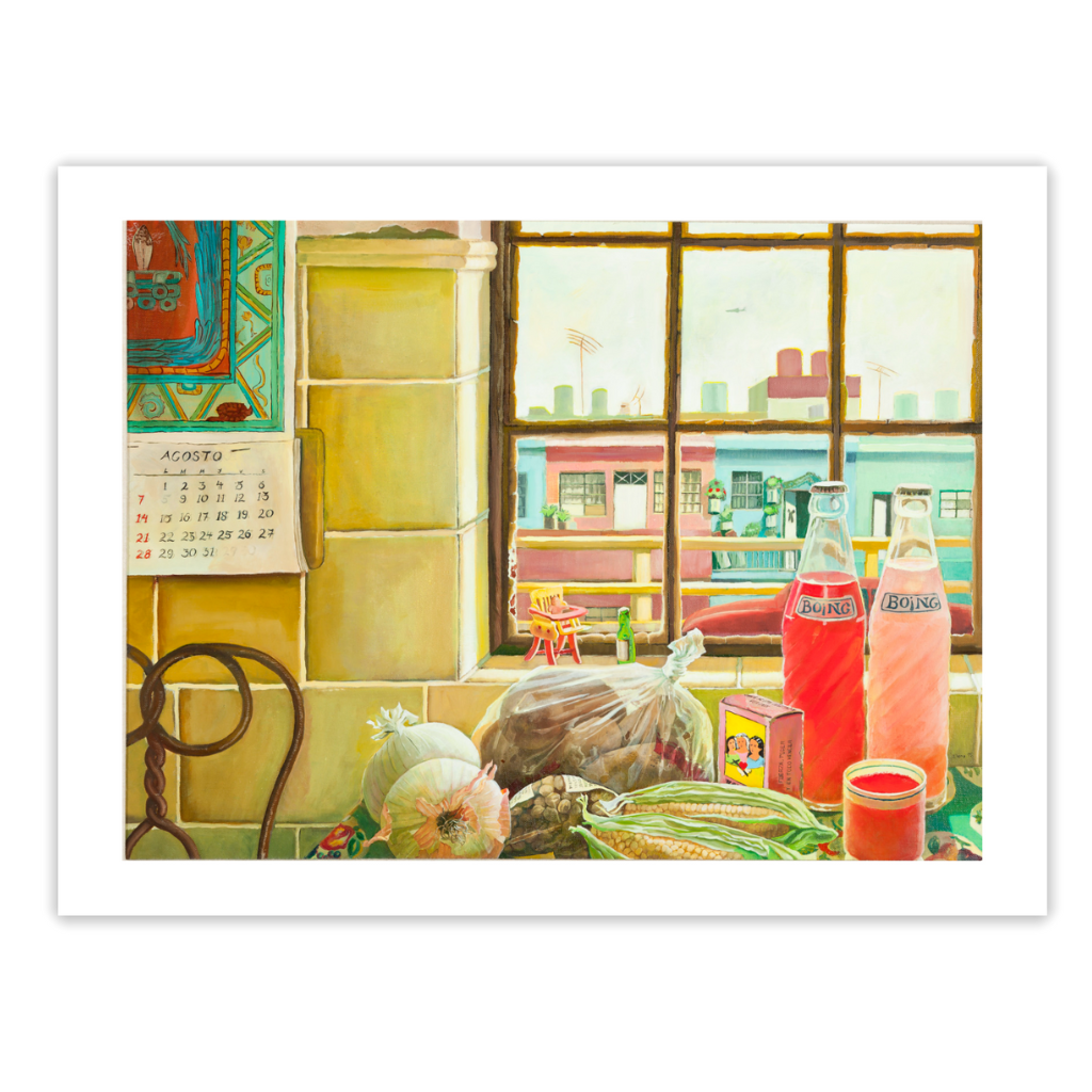 Elena Climent "Concina con vista al viaducto (Kitchen with View of the Viaduct)" Print