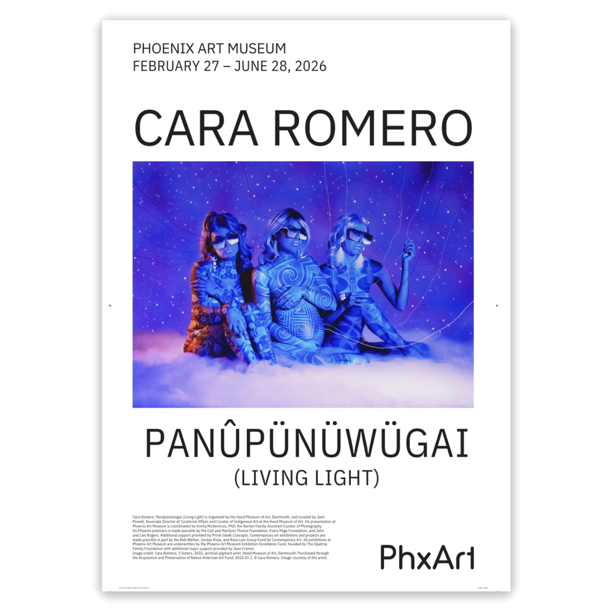 Cara Romero Panûpünüwügai (Living Light) Exhibition Poster