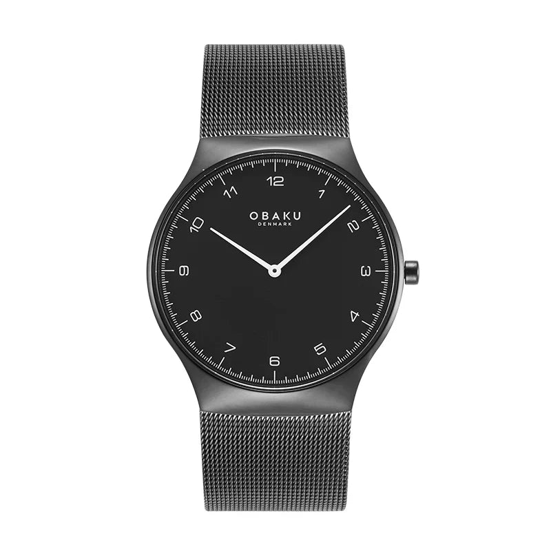 Stainless Steel Black Watch
