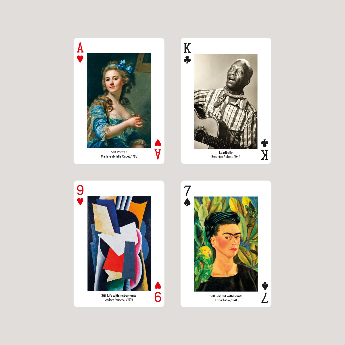 Women Artists Playing Cards