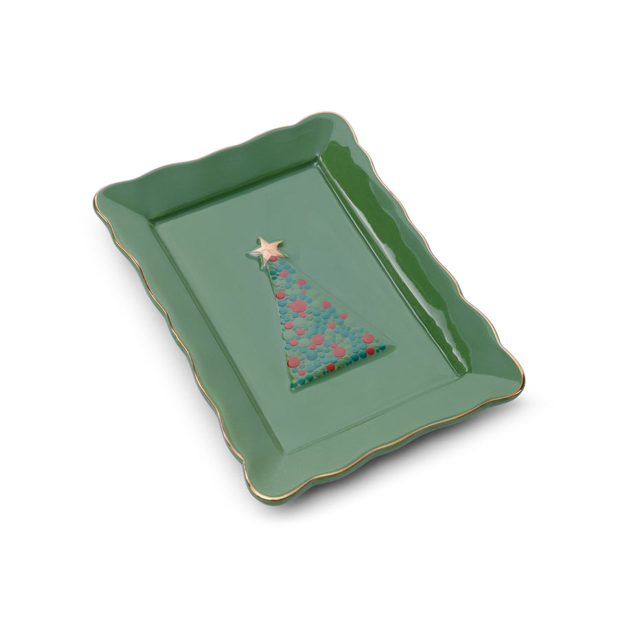 Ceramic Holiday Trinket Dishes