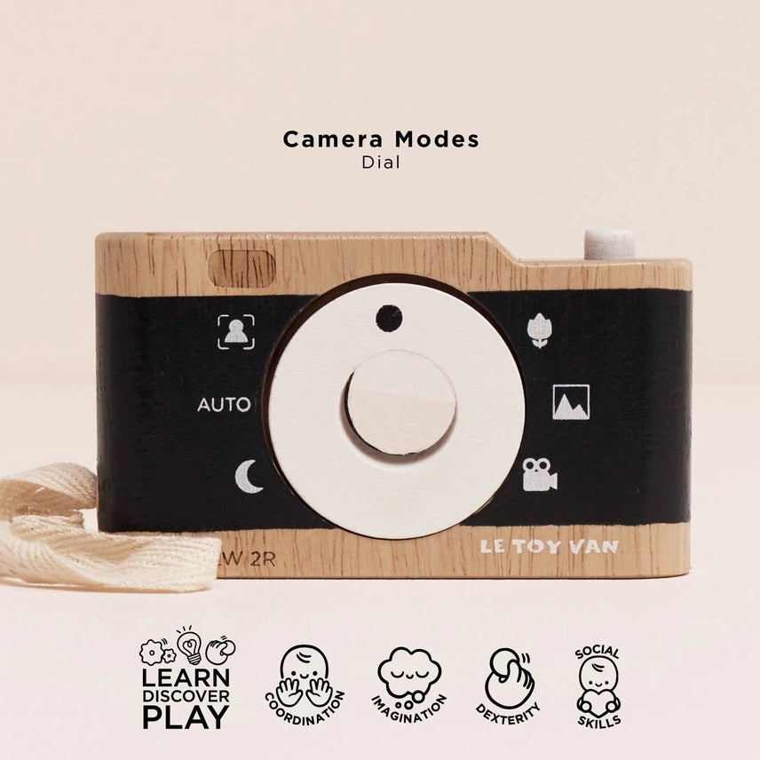 Wooden Retro Camera