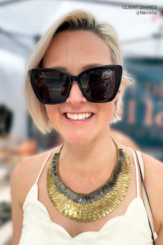 Nefertiti Medium Bib Necklace