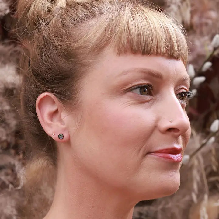 Abalone Stud Earrings
