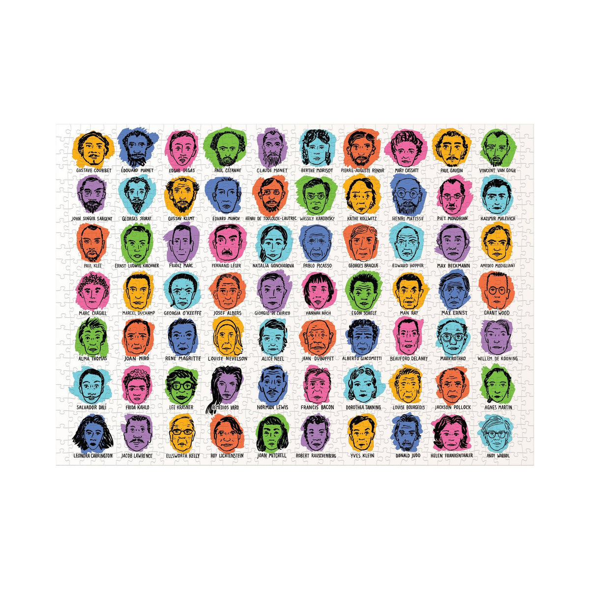 Modern Artists 1000 Piece Jigsaw Puzzle