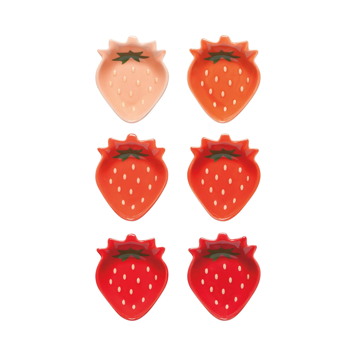 Berry Sweet Shaped Pinch Bowls Set of 6