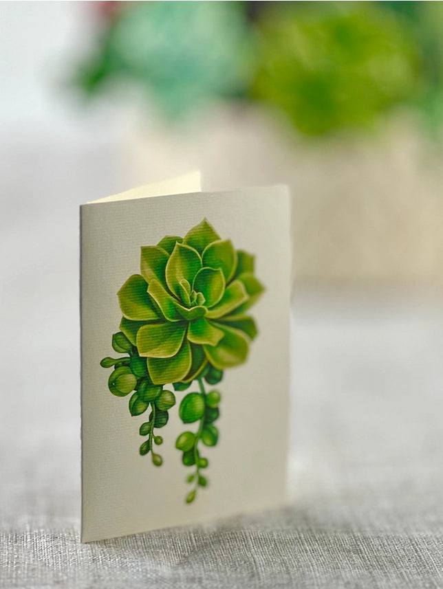 Cactus Garden Pop-Up Greeting Card