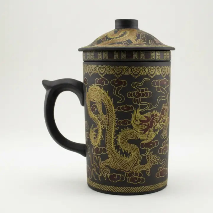 Tasse Dragon Yixing avec passoire