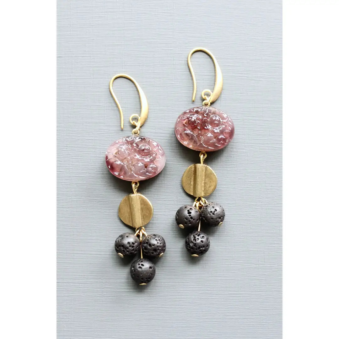Boucles d'oreilles David Aubrey