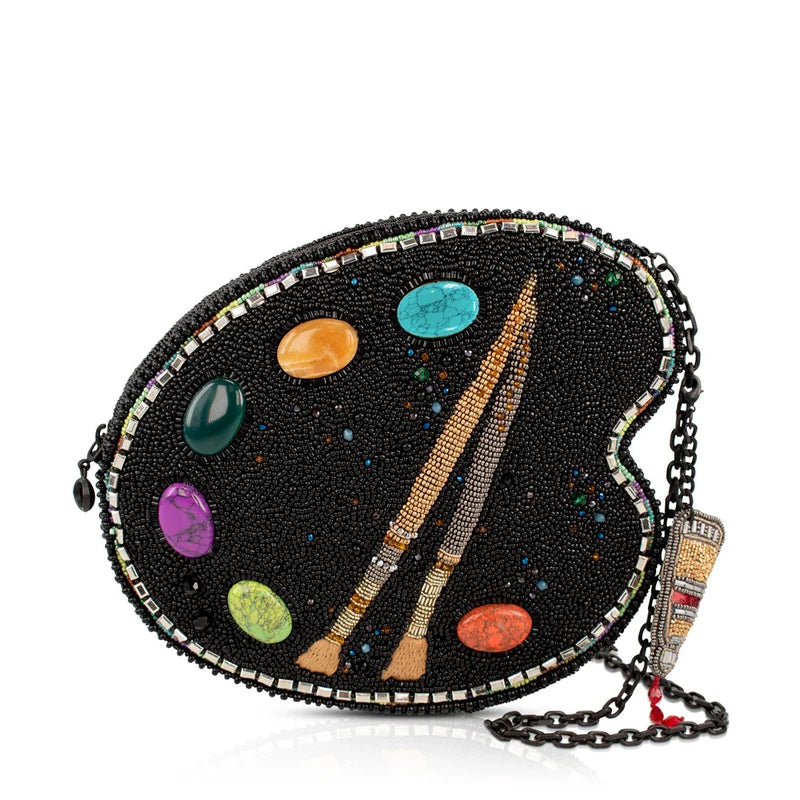 Mary Frances Brushstrokes Crossbody Handbag