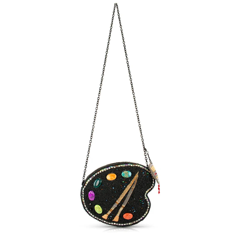 Mary Frances Brushstrokes Crossbody Handbag