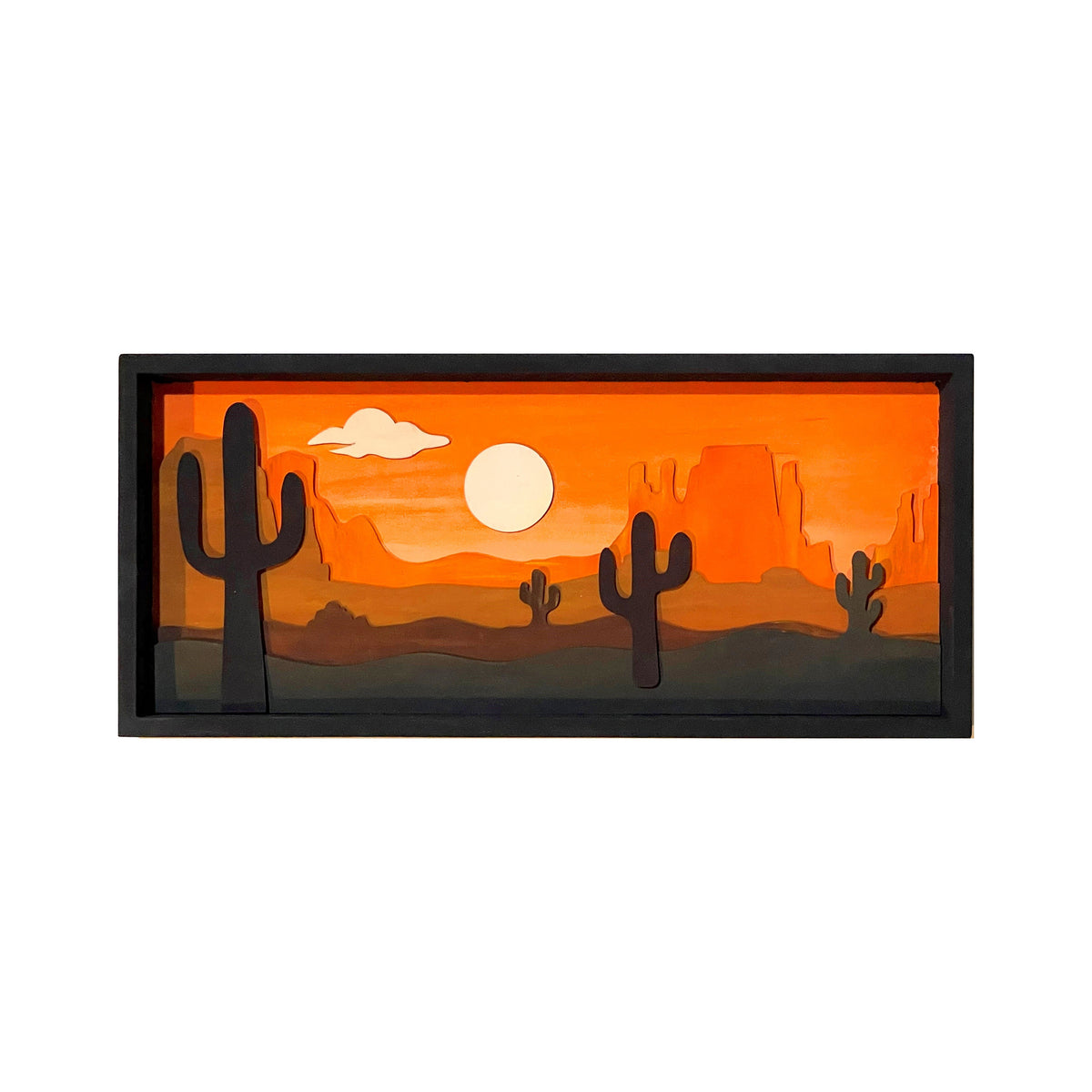 Desert Sunset Get Stacked Paint + Puzzle Kit