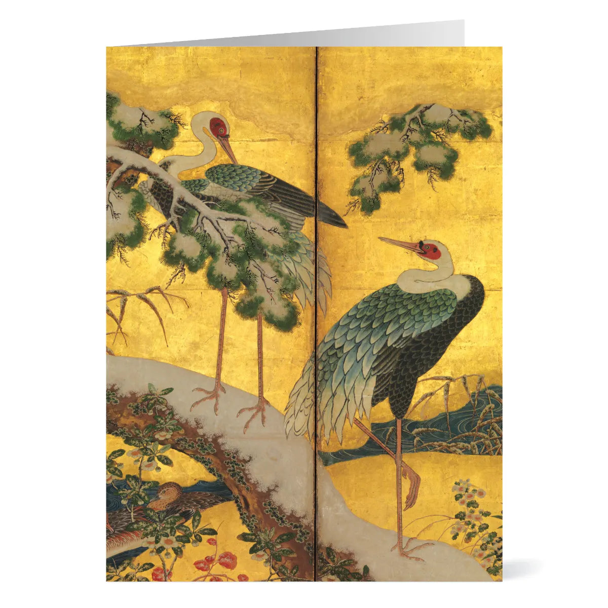 Birds and Flowers of the Four Seasons Holiday Cards