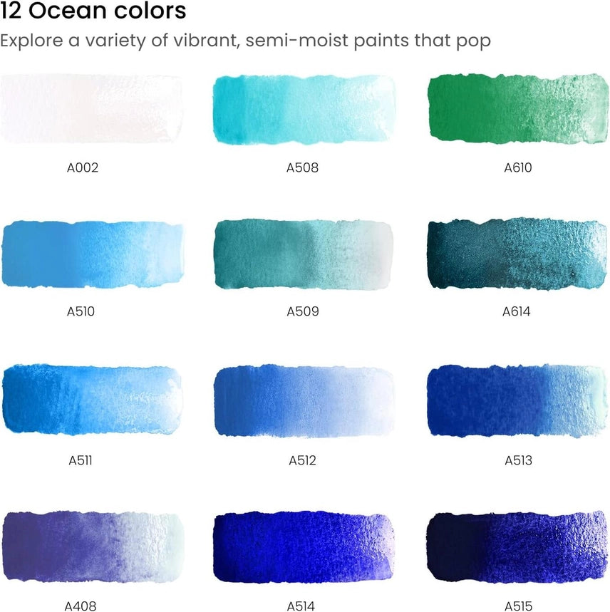 Arteza® Watercolor Half Pans Sets