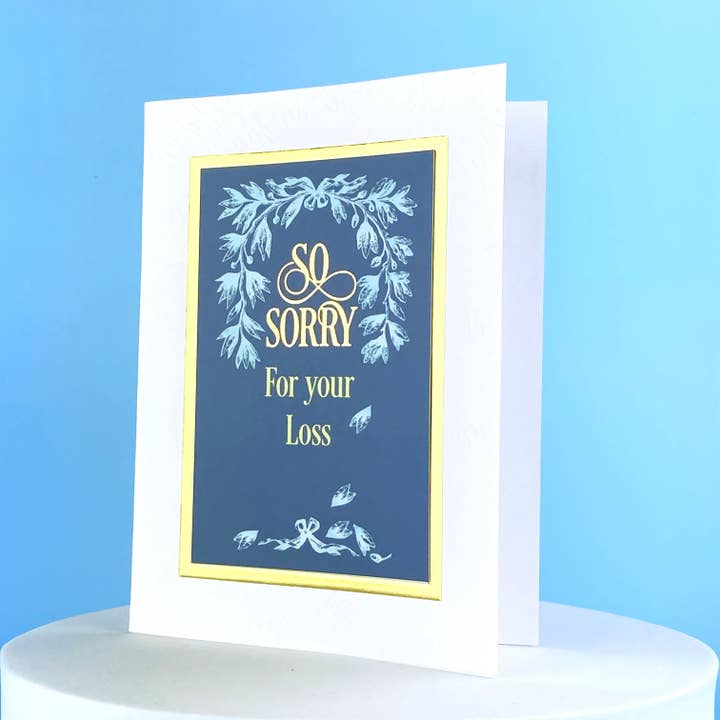 So Sorry Sympathy Greeting Card