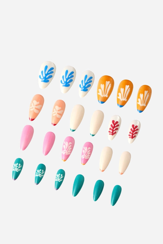 Matisse Snow Flowers Press On Nails