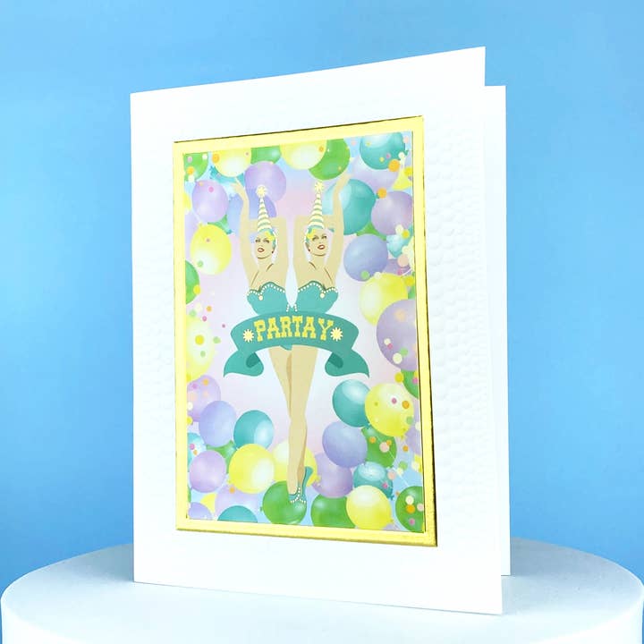Partay Celebration Greeting Card