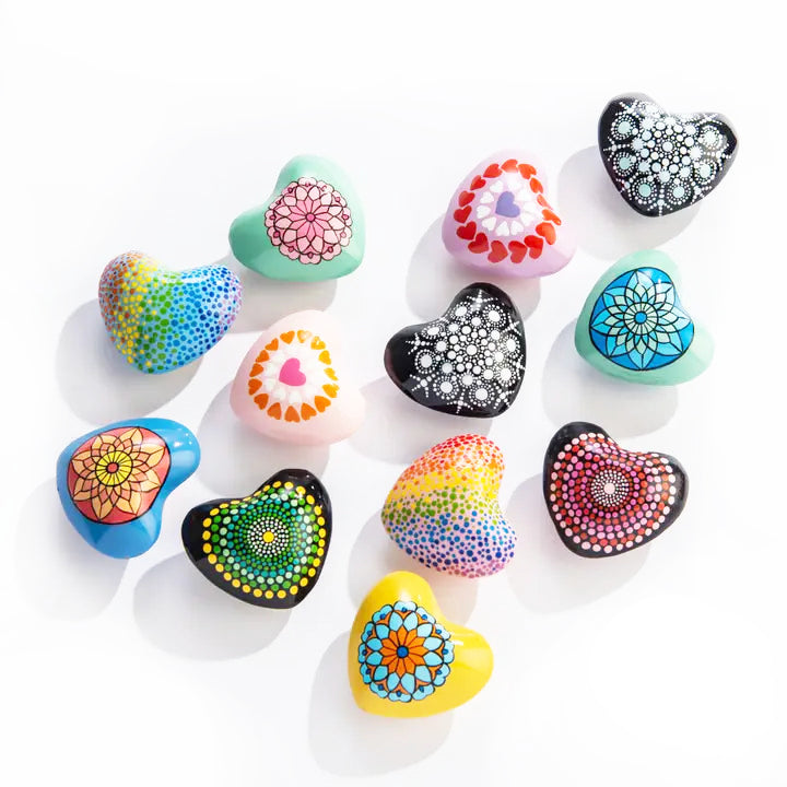 Mandala Chime Hearts