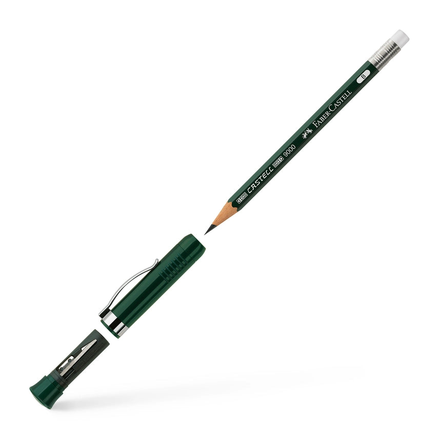 Perfect Pencil Castell 9000 with Built-in Sharpener Cap