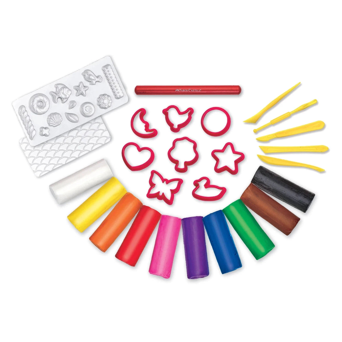 Faber Castell Create with Clay Colorful Modeling Set