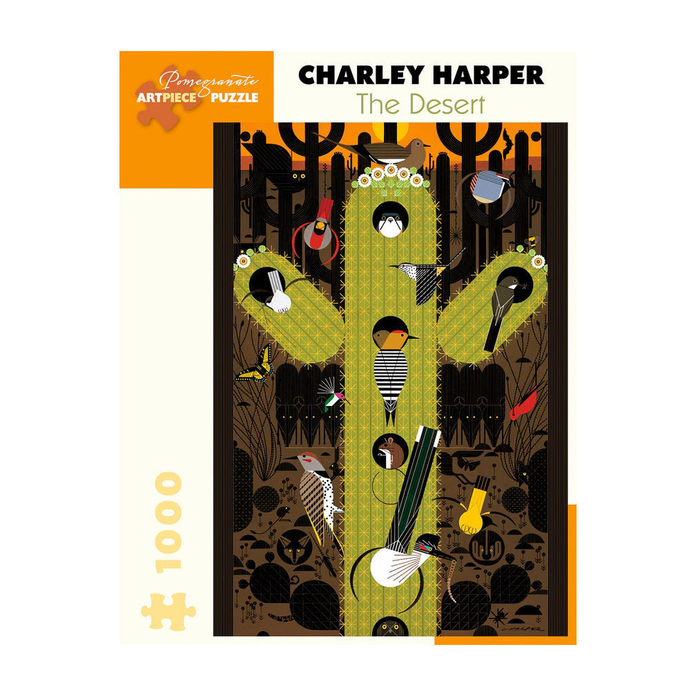 Puzzle Charley Harper 1000 pièces « Le Désert »
