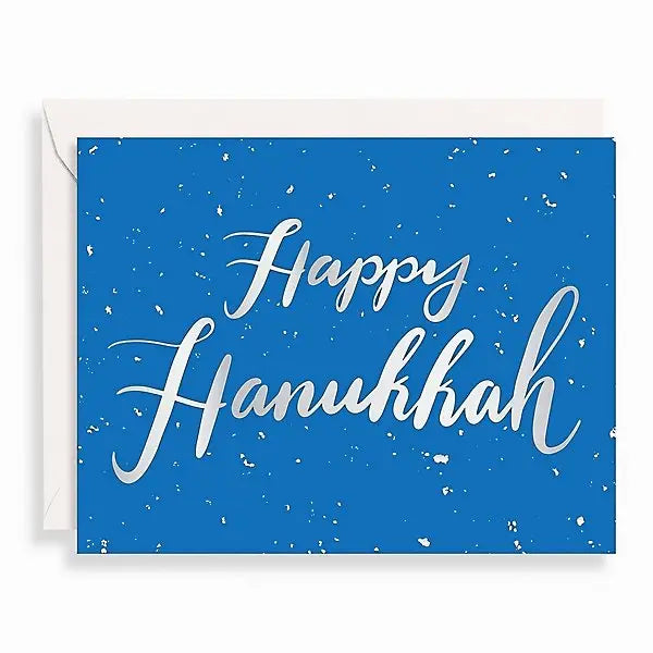 Speckle Happy Hanukkah Card