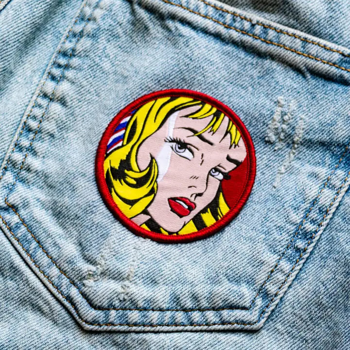 Lichtenstein Girl with the Hair Ribbon Patch