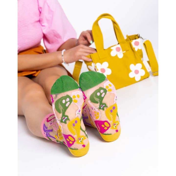 Chaussettes transparentes Dopamine Cats