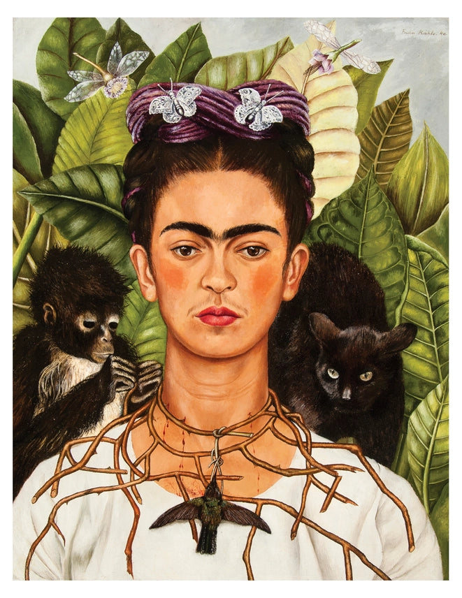 Frida Kahlo: Self-Portrait with Thorn Necklace and Hummingbird 1000-Piece Jigsaw Puzzle