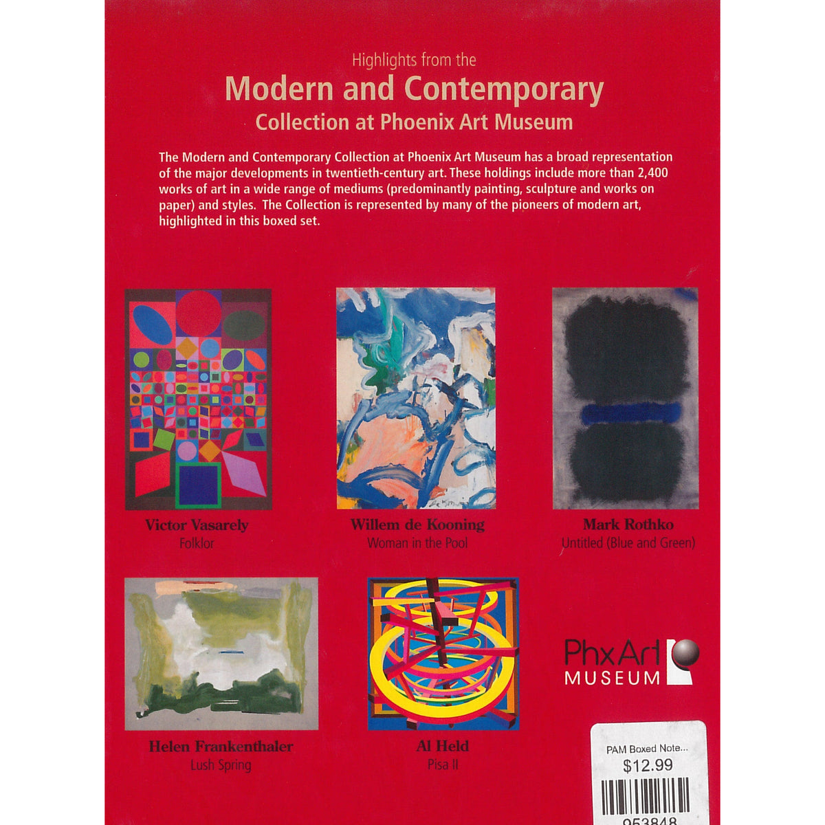 Phoenix Art Museum Modern + Contemporary Collection Boxed Notecards