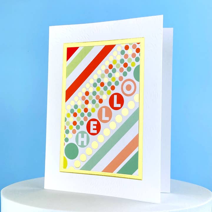 Hello Dots Everyday Greeting Card