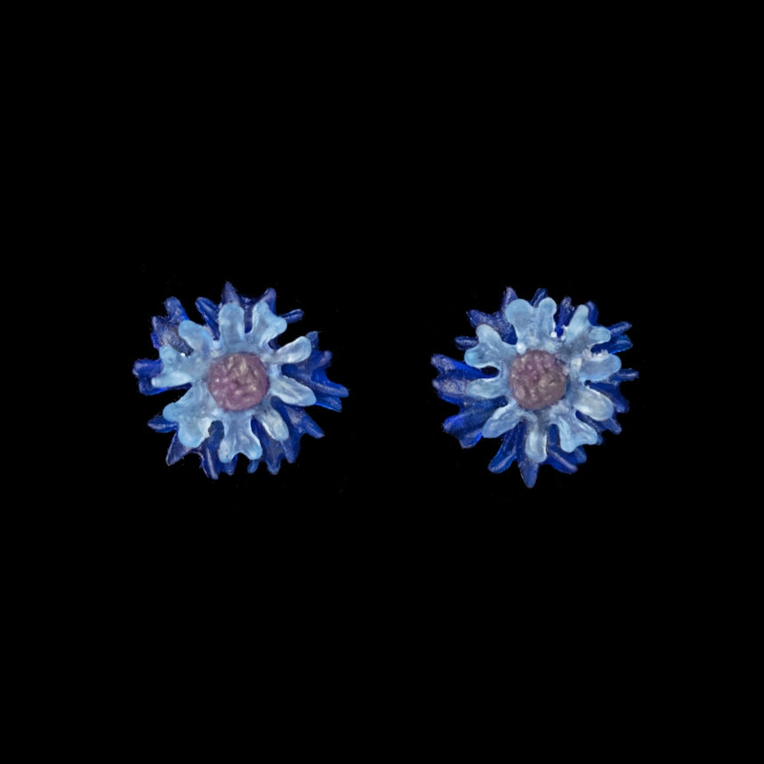 Michael Michaud Cornflower Post Earrings