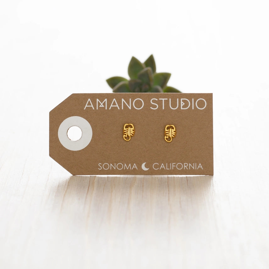 Scorpion Stud Earrings