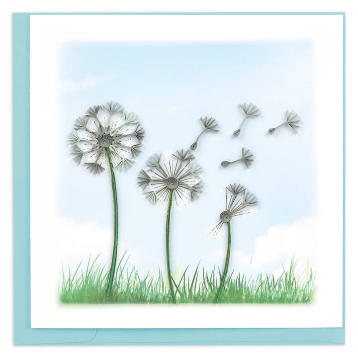 Dandelions Quilling Card