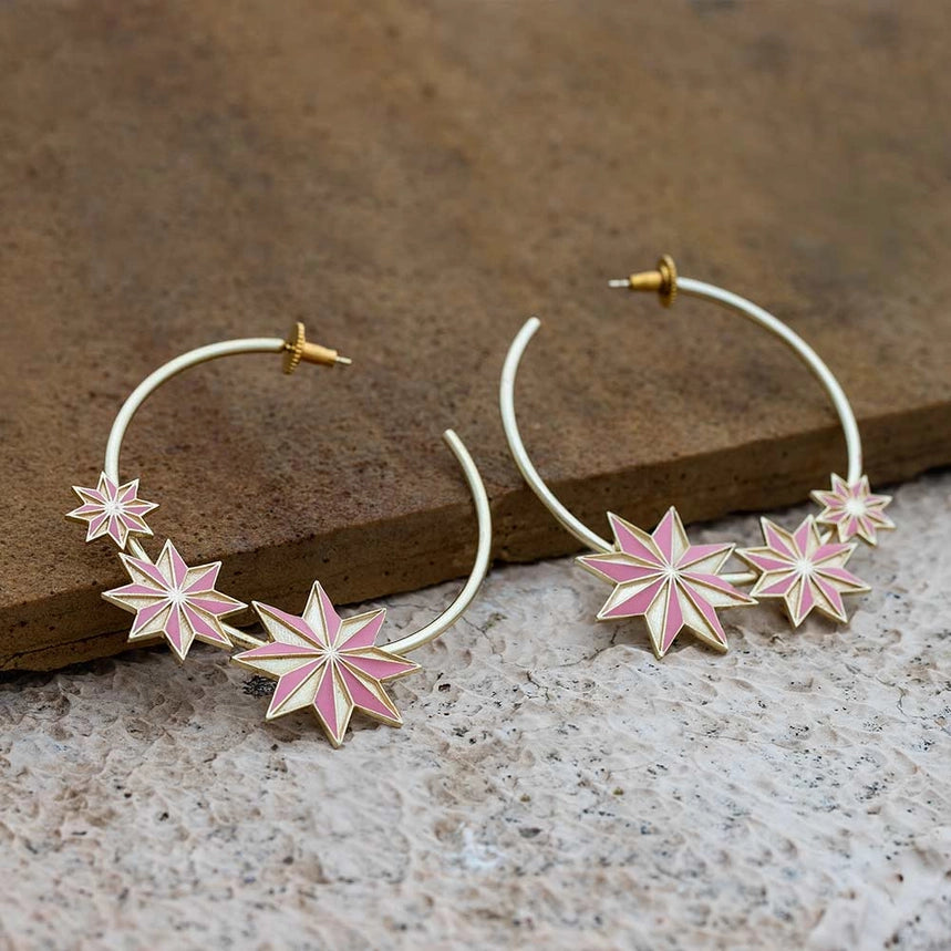 Starstruck Hoop Earrings