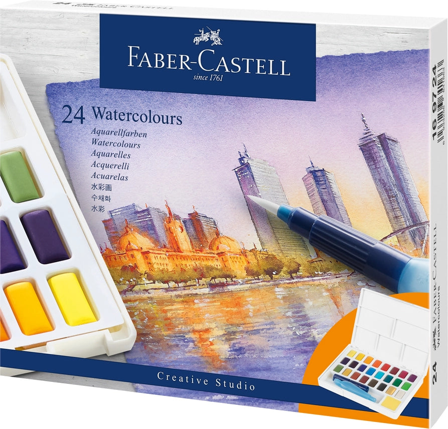 Watercolors Pan Set of 24 Watercolor Paints For Artists