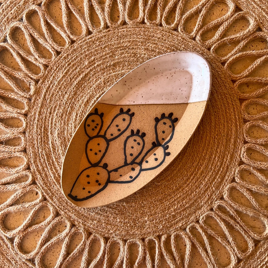 Cactus Oval Trinket Dishes