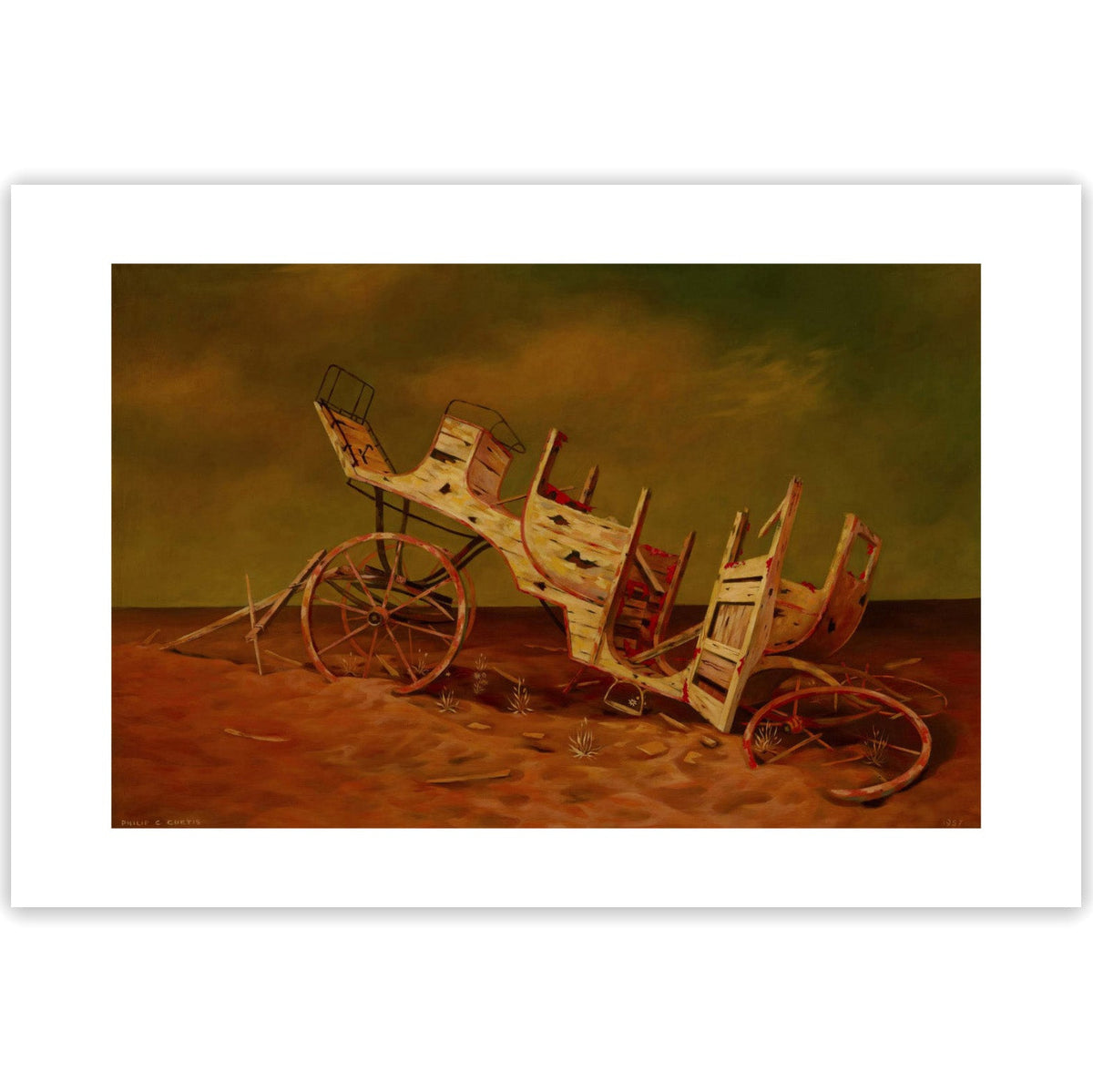 Philip C. Curtis &quot;Stagecoach&quot; Print