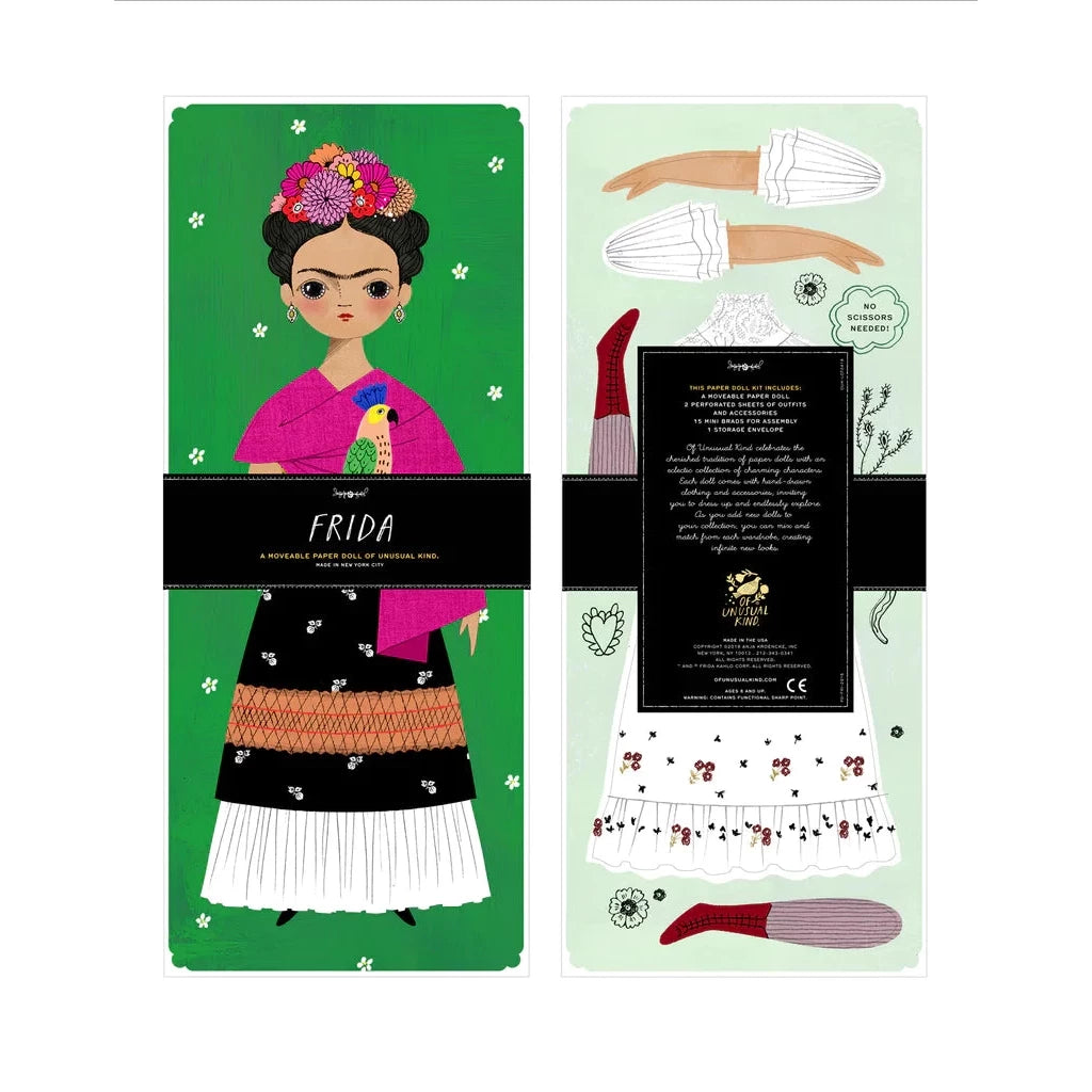 Frida Kahlo Paper Doll Kit