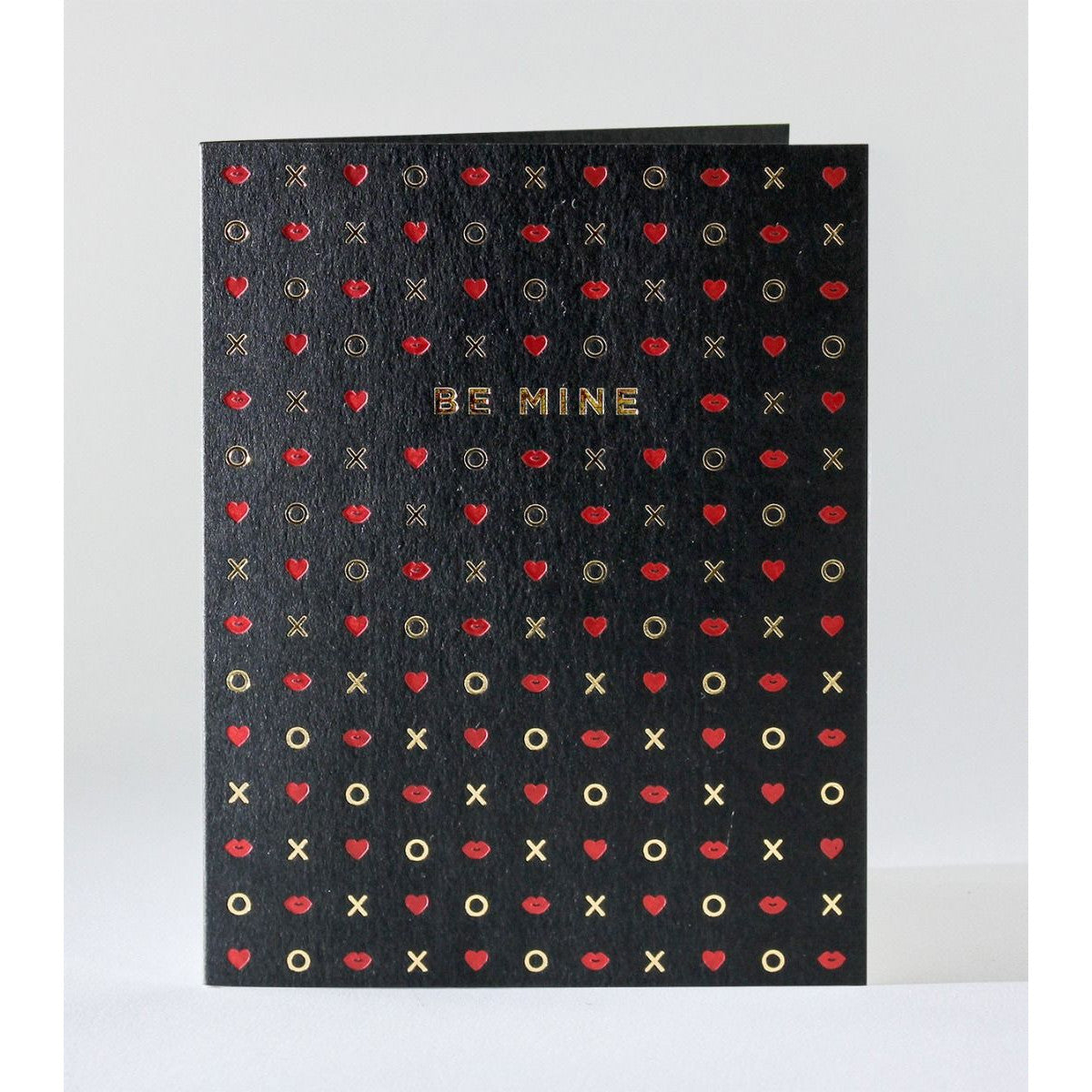 Be Mine Letterpress Greeting Card