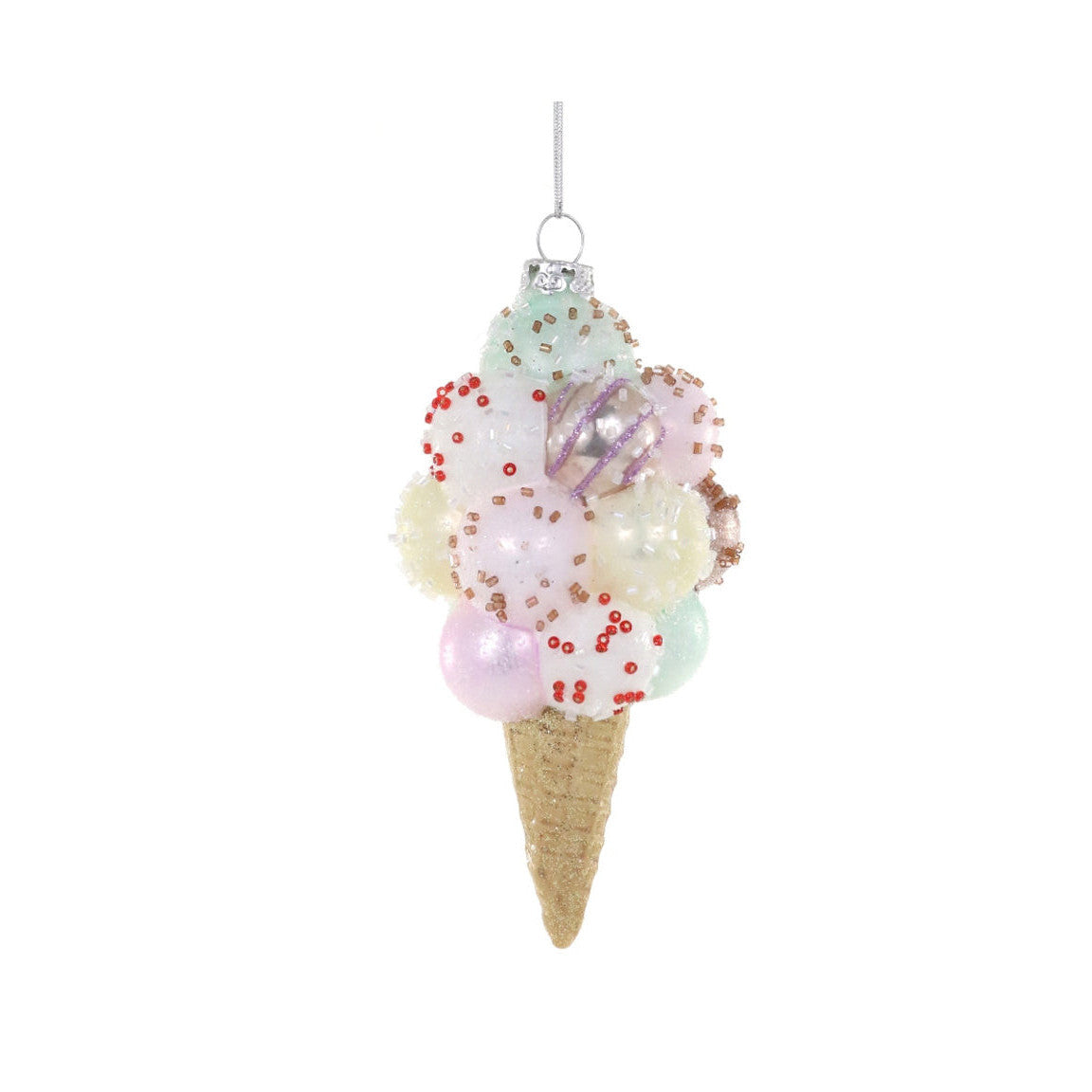 Deluxe Ice Cream Cone Ornament