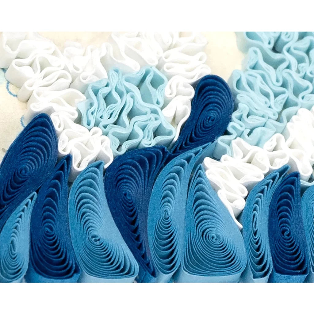 Great Wave Hokusai Quilling Card
