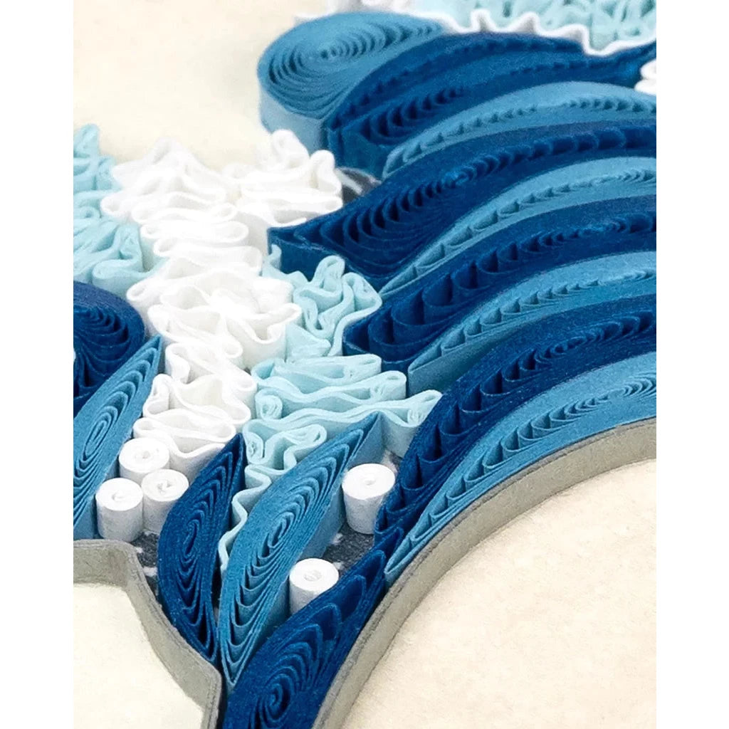 Great Wave Hokusai Quilling Card