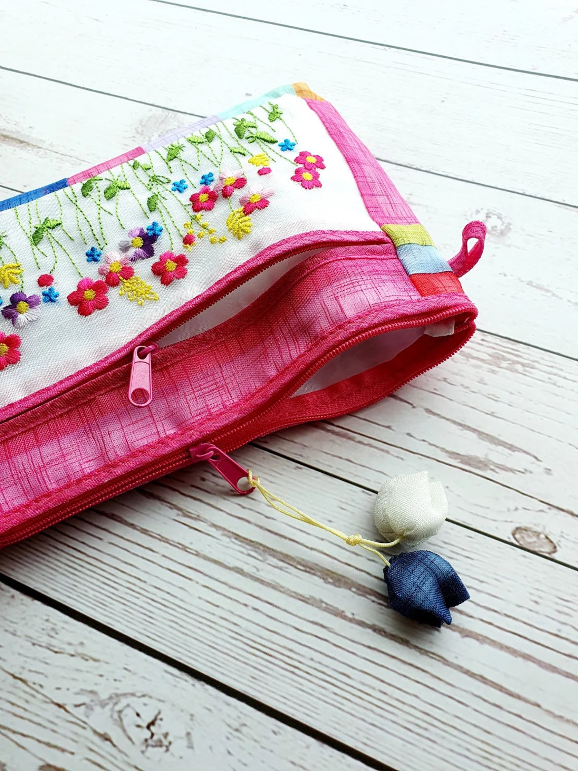 Traditional Embroidered Korean Pouch