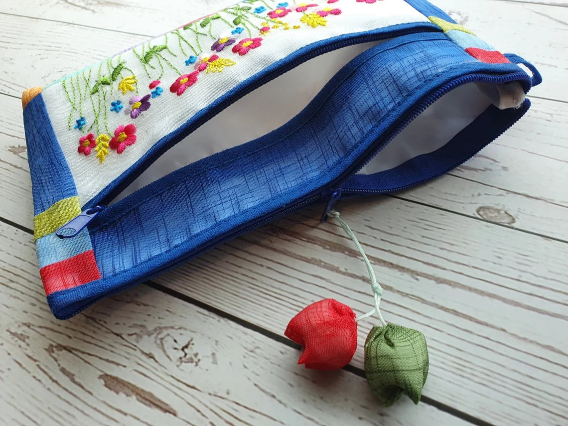 Traditional Embroidered Korean Pouch