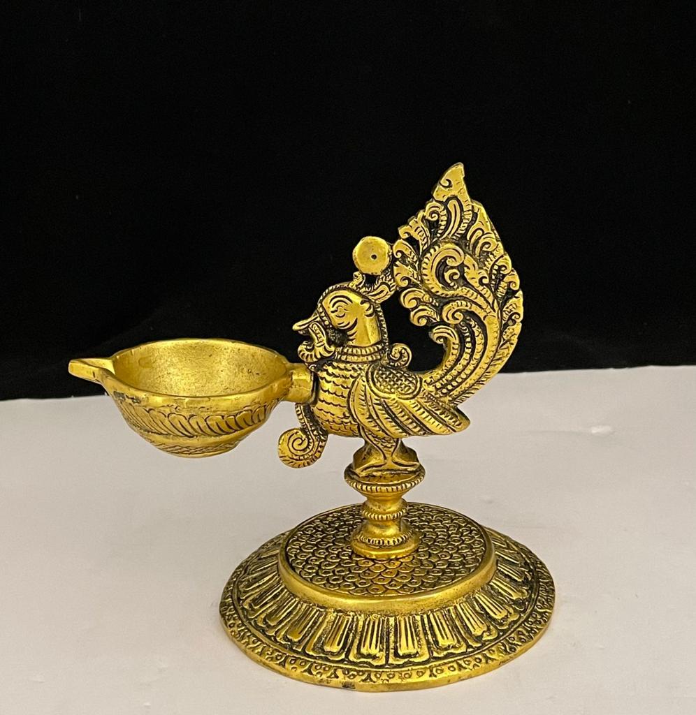 Peacock Diya