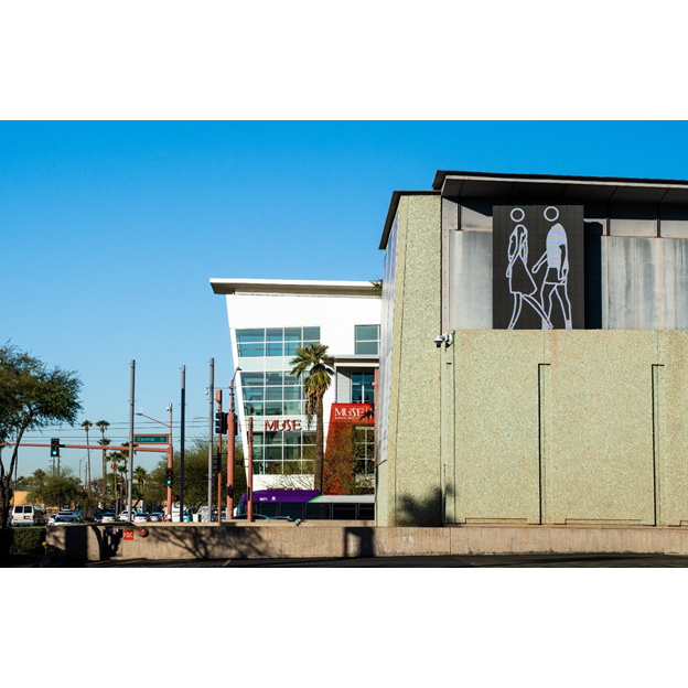 Julian Opie &quot;Julian and Suzanne Walking&quot; Lenticular Postcard