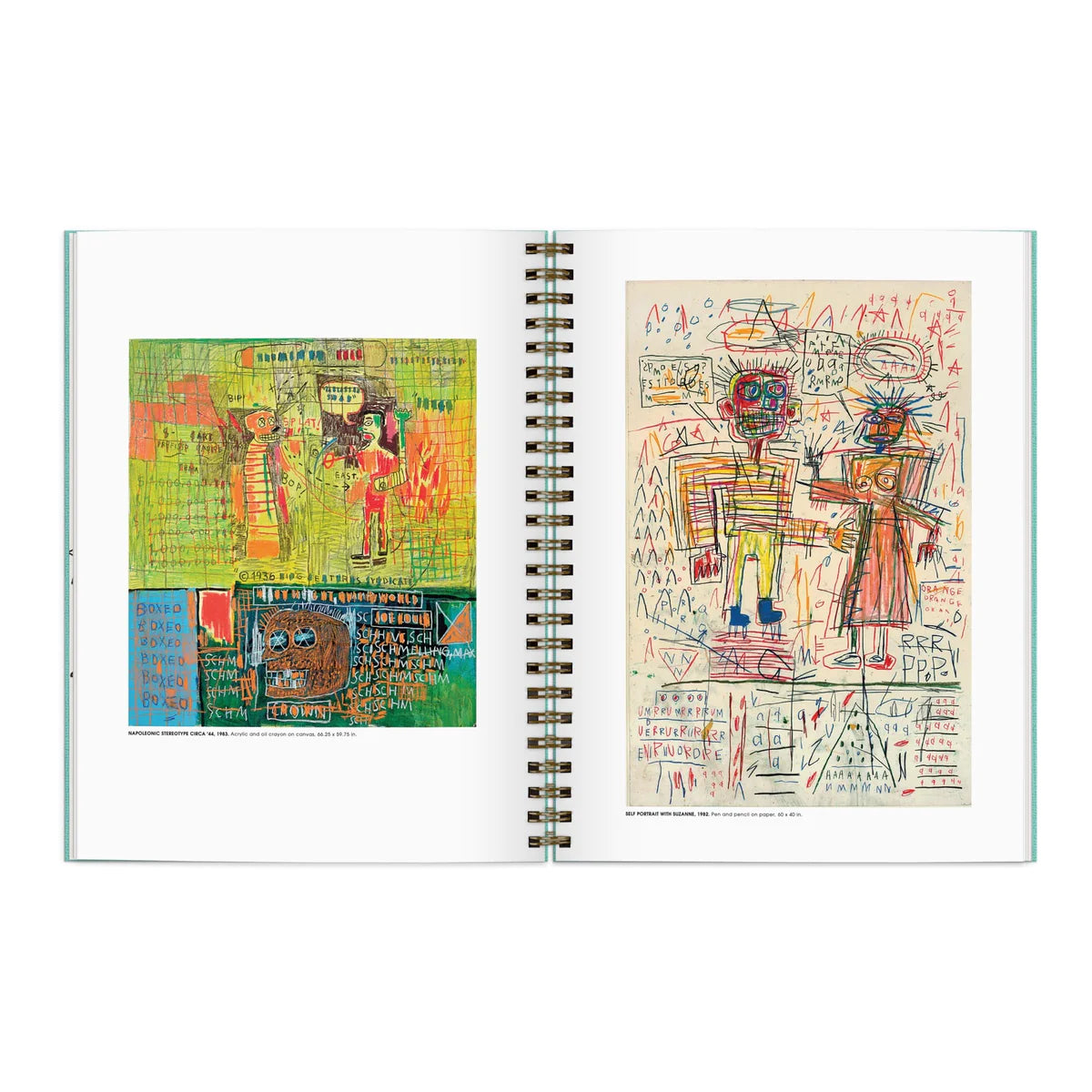 Carnet de croquis inspirant de Jean-Michel Basquiat