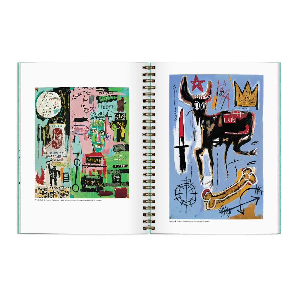 Carnet de croquis inspirant de Jean-Michel Basquiat