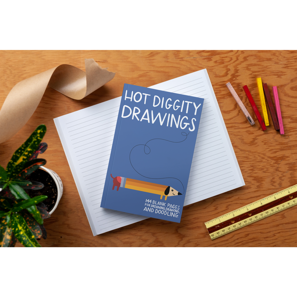 Hot Diggity Classic Layflat Sketch Notebook